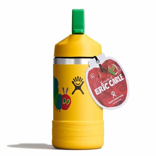 kids-12-oz-bottle-world-of-eric-carletm-d5 le26-w12-1000-kids-12-oz-wide-straw-cap-and-boot-yellow-caterpillar-straight-lid-open-withtag.jpg