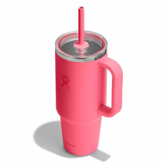 40-oz-travel-tumbler-n0 tt40pscc668-40-oz-travel-tumbler-clear-lid-popstar-pink-angledhigh.jpg